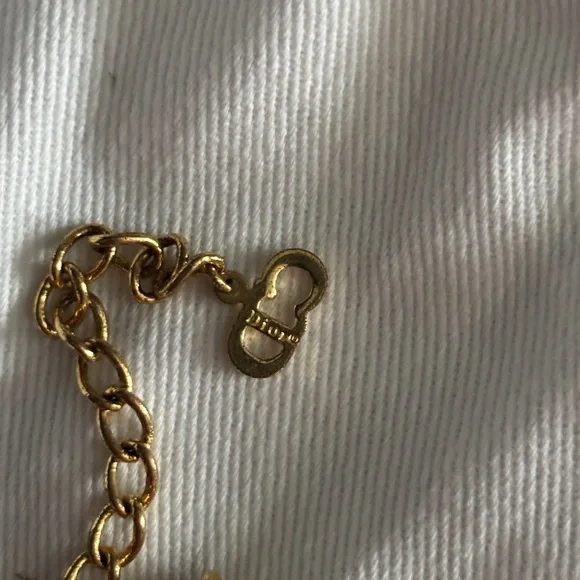 !!SOLD!!Dior Cuban Link Gold Bracelet - Picture 8 of 8